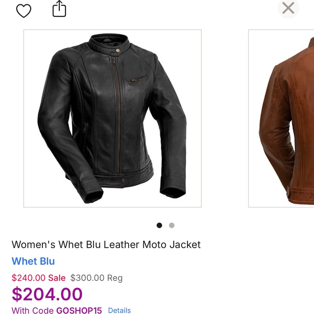 Women's Black Leather Jacket